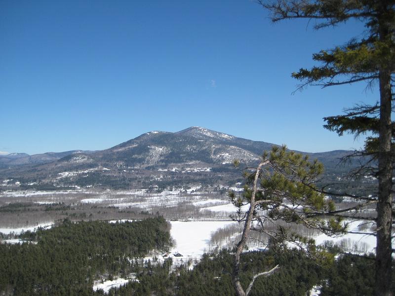 IMG_0031.jpg - It was so clear we could see the fire tower on top of Kersarge North.