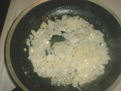 Saute the onions
