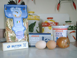 Noodle Pudding Ingredients