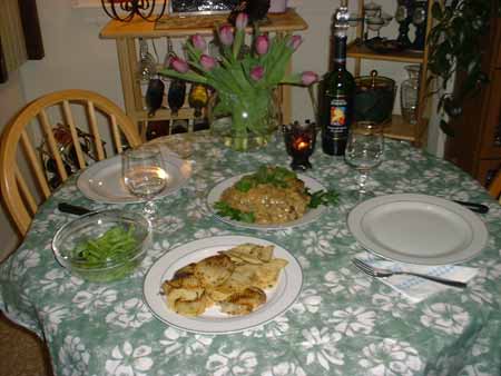 A good meal deserves a pretty table
