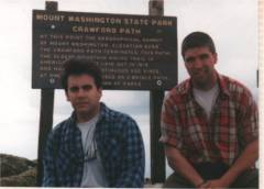Me and Andy on the summit in June 1994