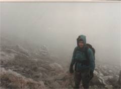 On the trail to the summit - September 1993