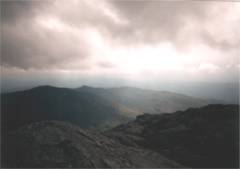 View from Camels Hump summit in Vermont