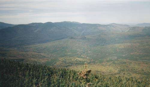 Mt. Carrigain view looking into the Pemi
