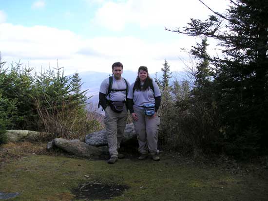 Tim and Danielle on Mt. Martha
