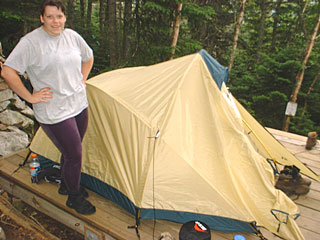 Guyot tent platform