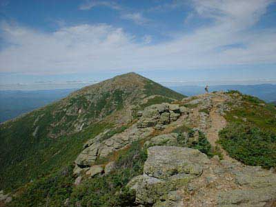 The Franconia ridge looking from the summit of Mt. Layfette