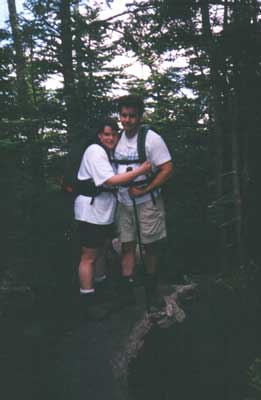 Danielle and Tim on Mt. Passaconaway
