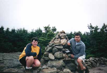 Danielle and Tim on Mt. Pierce