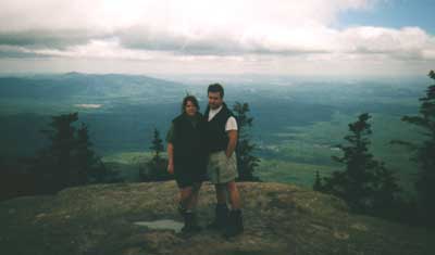 Danielle and Tim on Mt. Whiteface
