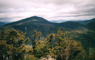 Looking towards Mt. Passaconaway from Mt. Whiteface