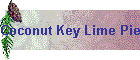 Coconut Key Lime Pie