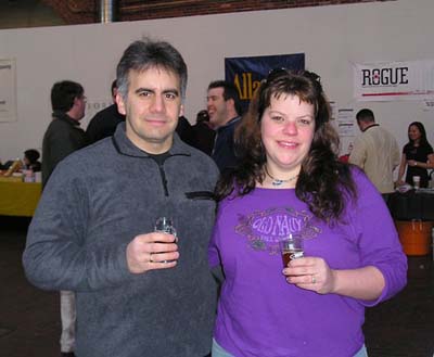 Tim and






























                  Danielle at the Extreme Beer Fest
