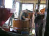 Cleaning the mash tun