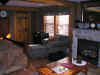 Fireplace in our room