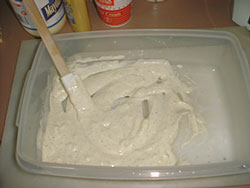 Mixing the dressing