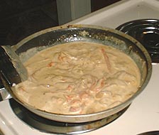 Sauce with sour cream