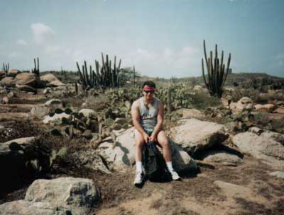 Tim in the desert